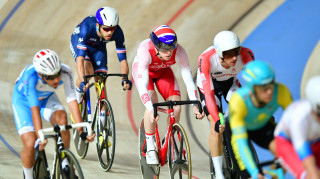 100% me's Matt Bostock finished sixth in the points race at the Tissot UCI Track Cycling World Cup in Poland