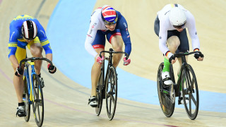 Joe Truman finishes eighth in the keirin at the UCI Track Cycling World Championships