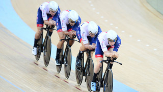 The Great Britain Cycling Team men's team pursuit squad finish fourth in Hong Kong