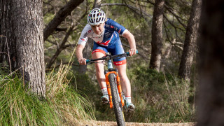 Great Britain Cycling Team's Evie Richards trains in Mallorca