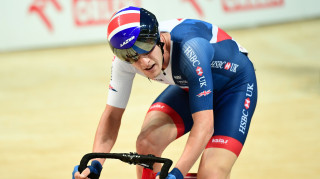 Great Britain Cycling Team's Chris Latham finishes seventh in the omnium at the Tissot UCI Track Cycling World Cup