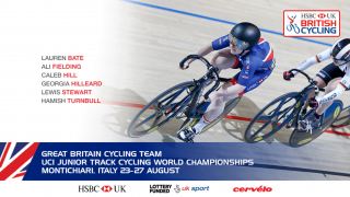 The Great Britain Cycling Team for the 2017 UCI Junior World Championships in Montichiari, Italy