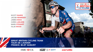 Great Britain Cycling Team for the 2017 Tour de l'Avenir