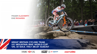 Great Britain Cycling Team for the UCI Mountain Bike World Cup in Val di Sole, Italy