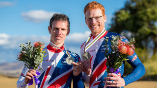 Great Britain Cycling Team's Steve Bate and Adam Duggleby win time trial silver at the UCI Para-cycling Road World Championships