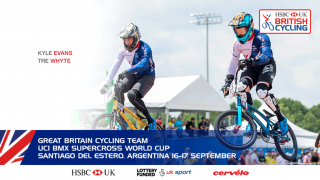 Great Britain Cycling Team for the UCI BMX Supercross World Cup in Santiago del Estero, Argentina