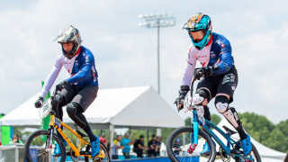 Great Britain Cycling Team's Tre Whyte finishes eighth in the final round of the UCI BMX Supercross World Cup while teammate Kyle Evans exits in the semi-finals
