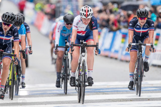 Great Britain Cycling Team's Pfeiffer Georgi finished sixth in the junior women's road race at the UCI Road World Championships in Bergen