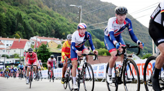 Great Britain Cycling Team's Fred Wright and Jake Stewart