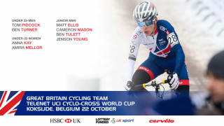 Great Britain Cycling Team for round one of the 2017/18 Telenet UCI Cyclo-cross World Cup