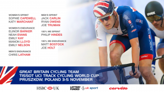 Great Britain Cycling Team for the Tissot UCI Track Cycling World Cup in Poland