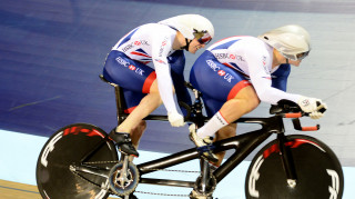 Great Britain Cycling Team's James Ball and Matt Rotherham
