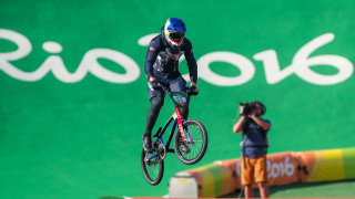 Liam Phillips competes for Team GB at his third Olympic Games in Rio in 2016