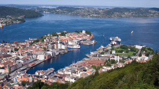 The men's time trial will finish on the mountain overlooking Bergen