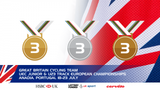 GB Cycling Team medal tally - day two - UEC Under-23 and Junior Track European Championships 