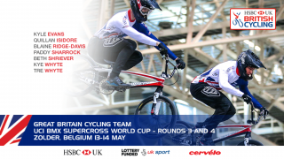 Great Britain Cycling Team for UCI BMX Supercross World Cup, Zolder