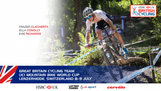 Great Britain Cycling Team for the UCI Mountain Bike World Cup in Lenzerheide