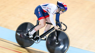 Georgia Hilleard in the 500m time trial