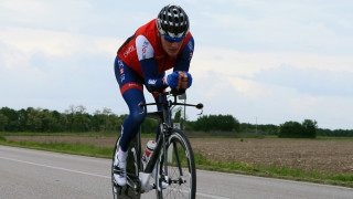 Simon Price rides for the Great Britain Cycling Team in Maniago