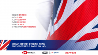 Great Britain Cycling Team BMX Freestyle Park squad