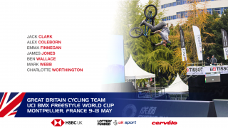 Seven riders named in the Great Britain Cycling Team squad for the world cup in Montpellier
