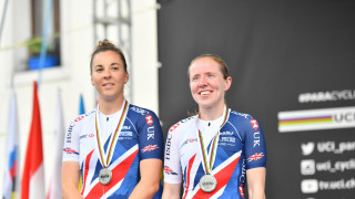 Lora Fachie and Corrine Hall add road race silver to their time trial silver won for the Great Britain Cycling Team at the UCI Para-cycling Road World Championships