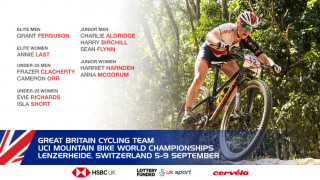 Great Britain Cycling Team for the UCI Mountain Bike World Championships in Lenzerheide, Switzerland