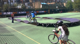 Bringing BMX to car parks, tennis courts and even large indoor event spaces, Nathaniel uses exciting kit such as Access Sportâ€™s portable BMX track.
