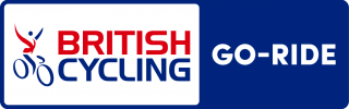 Go-Ride British Cycling Logo, long box shape