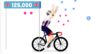 British Cyclingâ€™s membership has surpassed 125,000 for the first time in the organisationâ€™s history