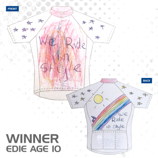 The winner of the KALAS design a jersey competition