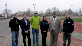 British Cycling helps to cut the ribbon at newly-refurbished Palmer Park Sports Stadium