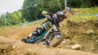 Rachel Atherton won the UCI Mountain Bike World Cup downhill in Mont Sainte Anne