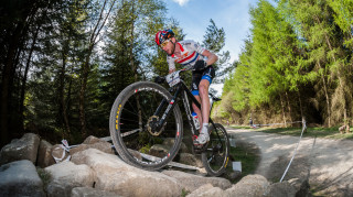 Grant Ferguson racing cross-country mountain bike