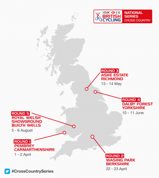 2017 HSBC UK | National Cross Country Series map