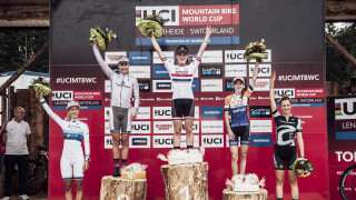 Annie Last wins the Lenzerheide round of the 2017 UCI Mountain Bike World Cup