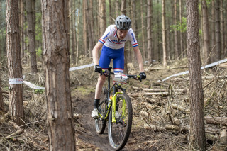 Grant Ferguson competing in the 2020 HSBC UK | National Cross-Country Series.