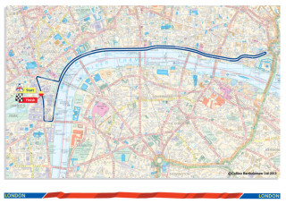 2013 Tour of Britain route stage eight