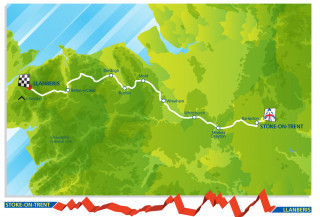 2013 Tour of Britain route stage four