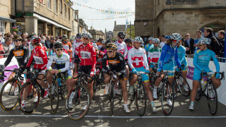 The start of stage one of the 2014 Friends Life Women's Tour