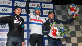 The 2014 British Cycling National Road Championships - Time Trials - elite men's podium.
