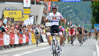 Peter Kennaugh ecstatic after stage triumph in the 2015 Criterium du Dauphine.