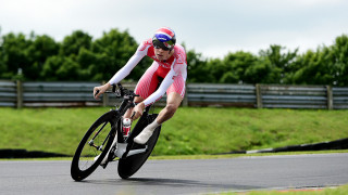 Riding a time trial