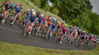 Action from the Curlew Cup in the 2015 British Cycling Women's Road Series