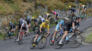 Chris Froome on stage 18