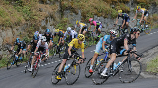 Chris Froome on stage 18