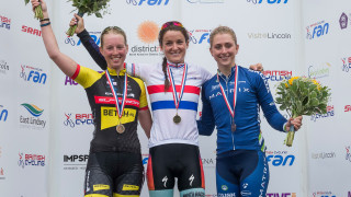 Alice Barnes, Lizzie Armitstead and Laura Trott