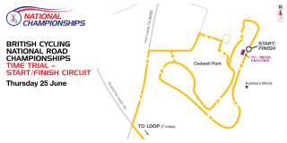 2015 British Cycling National Road Championships - Time Trials - finishing circuit.