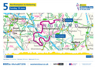 Northampton to Kettering, day five of the Women's Tour