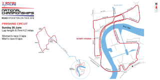 2016 British Cycling National Road Championships road race course